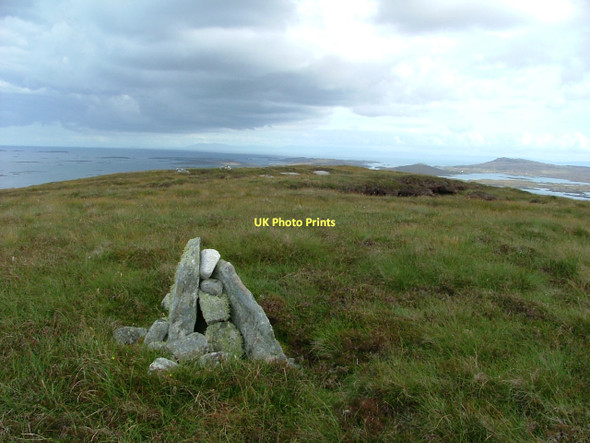 Photo 6"x4" Summit cairn on Beinn Bhreac Port nan Long c2011