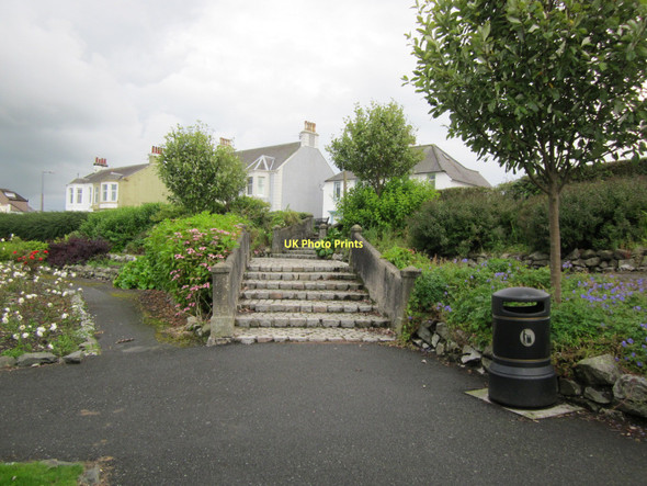 Photo 6"x4" Gardens at Royal Crescent Stranraer c2011
