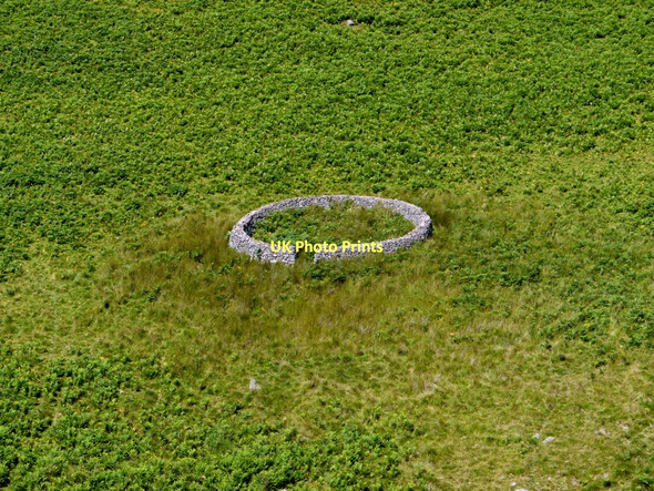 Photo 6"x4" Sheepfold by Mid Hope Burn Barrow Burn\/NT8610 c2011