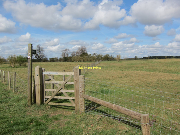 Photo 6"x4" Footpath from Icklingham Icklingham c2011