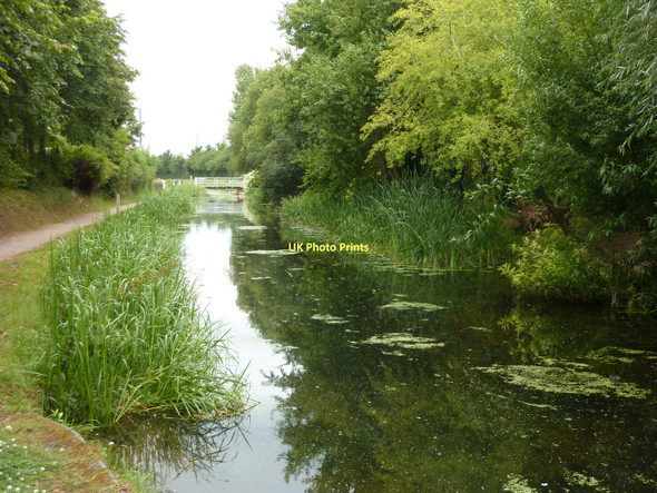 Photo 6"x4" View of Bathpool swing bridge from bridge 29 on Bridgwater & Taunton canal Taunton\/ST2324 c2011