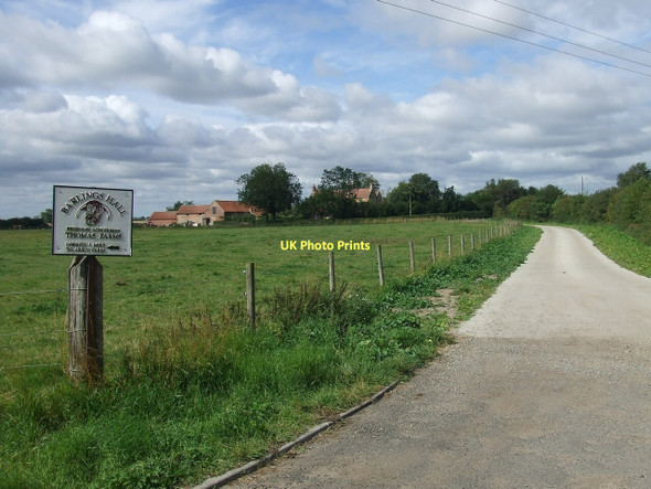 Photo 6"x4" Drive to Barlings Hall Barlings c2011