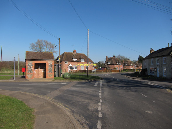 Photo 6"x4" Bus stop, Weeting Weeting c2011