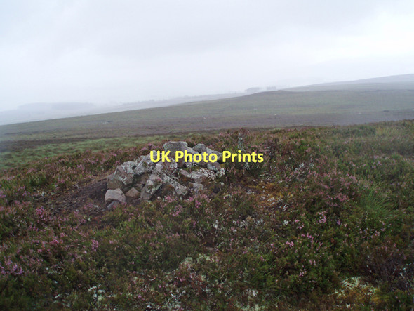 Photo 6"x4" Summit cairn, Hill of Slackmore Upper Knockando c2011