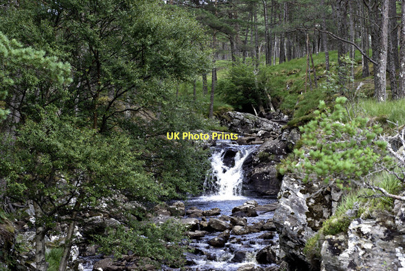 Photo 6"x4" Wee falls in Glen Cassley River Cassley\/NC4111 c2011