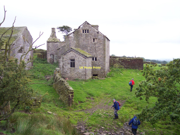 Photo 6"x4" The  ruined farmhouse of Fell End Farm Hare Appletree c2011