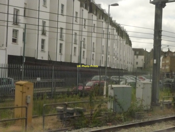 Photo 6"x4" Westminster : Houses & Railway Paddington\/TQ2681 c2011