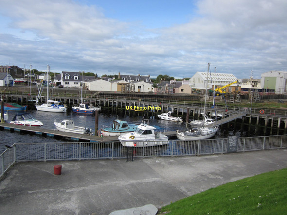 Photo 6"x4" Girvan Harbour Girvan c2011