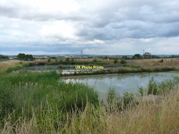 Photo 6"x4" Settlement ponds Leaton\/SJ6111 c2011