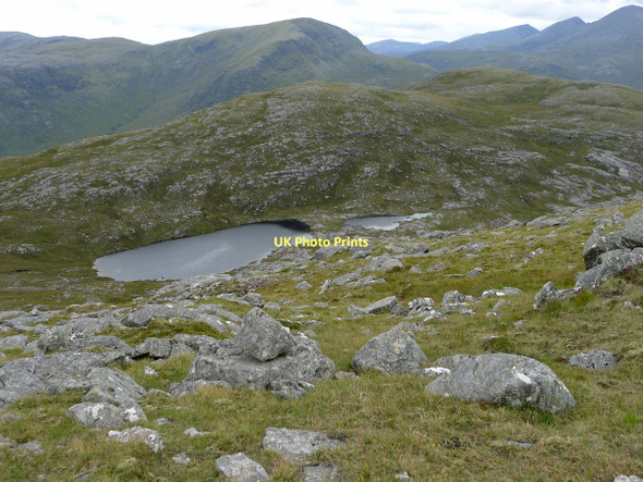 Photo 6"x4" Loch an Reithe from the summit of An Reithe Urgha Beag c2011