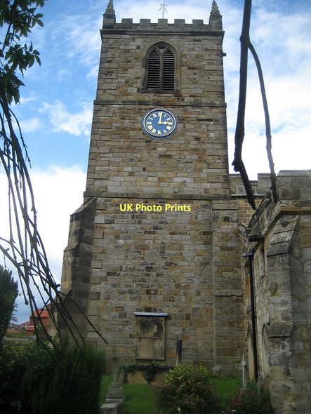 Photo 6"x4" All Saints, tower Kirkbymoorside c2011