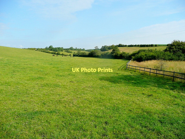Photo 6"x4" Cotswold dry valley Barnsley\/SP0705 c2011