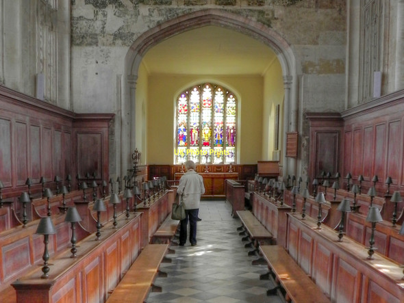Photo 6"x4" The Guild Chapel (interior) Stratford-upon-Avon c2011