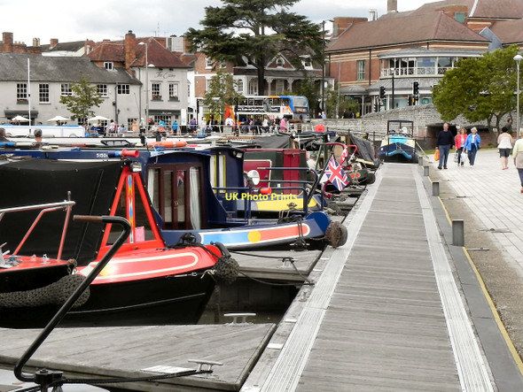 Photo 6"x4" Stratford Canal, Bancroft Basin Stratford-upon-Avon c2011