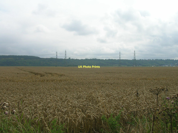 Photo 6"x4" Farmland off Ness Lane Fockerby c2011
