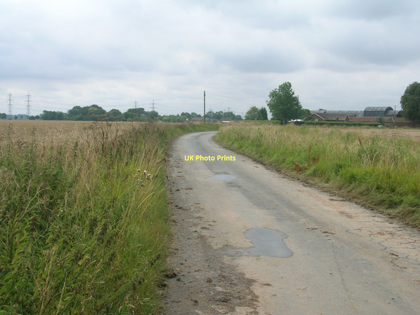 Photo 6"x4" Ness Lane towards Garthorpe Fockerby c2011