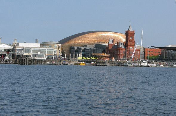 Photo 6"x4" The new Cardiff Bay from the bay Cardiff\/Caerdydd c2011