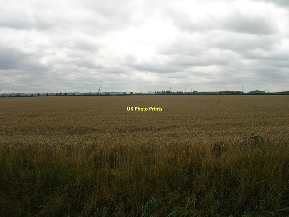 Photo 6"x4" Farmland off Middle Road Amcotts c2011
