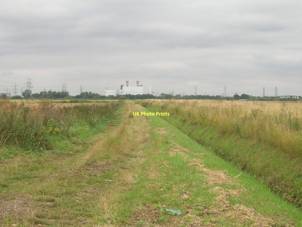 Photo 6"x4" Farm track off the A18 Althorpe c2011