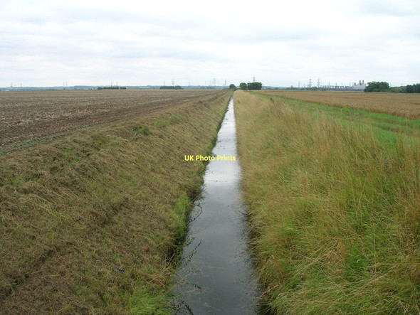 Photo 6"x4" Eastoft Moors Drain Ealand c2011