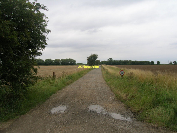 Photo 6"x4" Track to Haldenby Hall Farm Luddington\/SE8216 c2011
