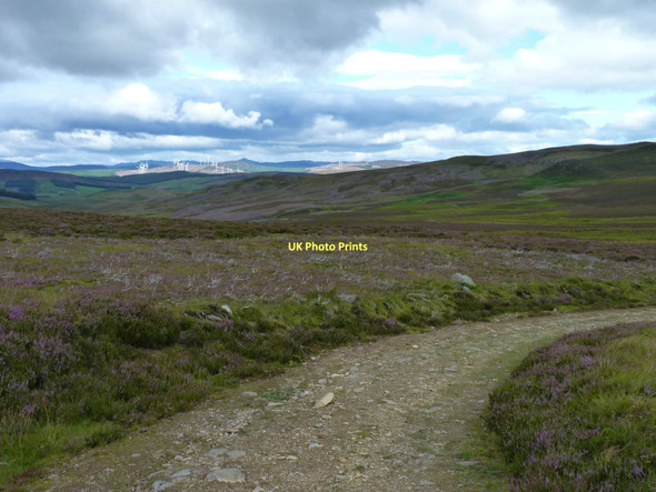 Photo 6"x4" Bend in the track Creag na Criche c2011