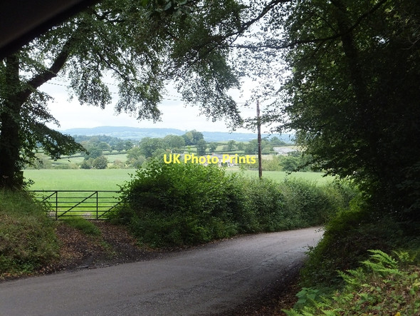 Photo 6"x4" Farmland north of Holly Ball Cross Larkbeare c2011