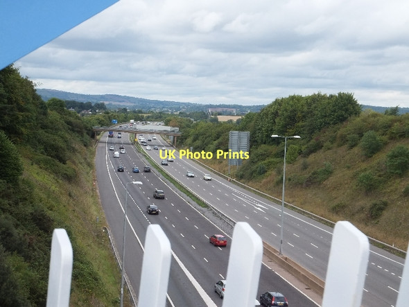 Photo 6"x4" M5 from Redhayes Bridge Monkerton c2011