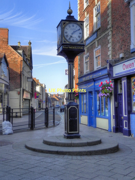 Photo 6"x4" Whitchurch Clock Whitchurch\/SJ5441 c2011