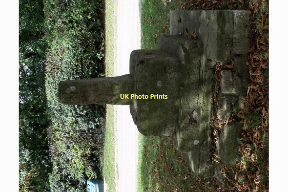 Photo 6"x4" Rowston Village Cross (Ruined) Rowston\/TF0856 c2011