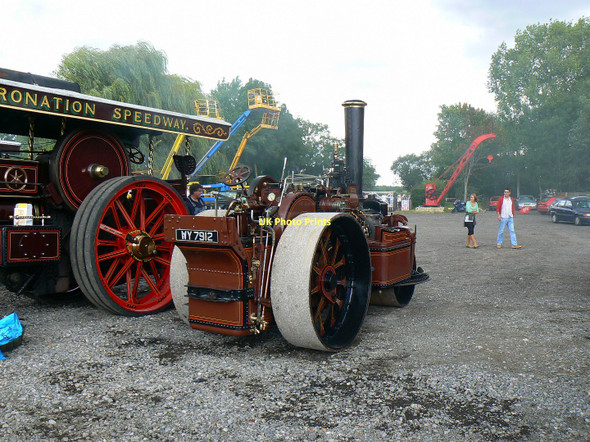 Photo 6"x4" Fowler steam roller, Swindon and Cricklade Railway, Blunsdon Haydon\/SU1288 c2011