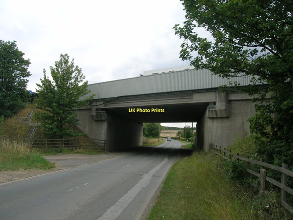 Photo 6"x4" Motorway bridge over Springwell Lane Loversall c2011