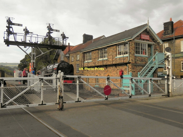 Photo 6"x4" Grosmont Crossing Grosmont\/NZ8205 c2011