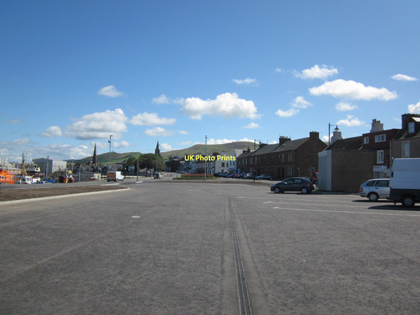 Photo 6"x4" Harbour Car Park Girvan c2011