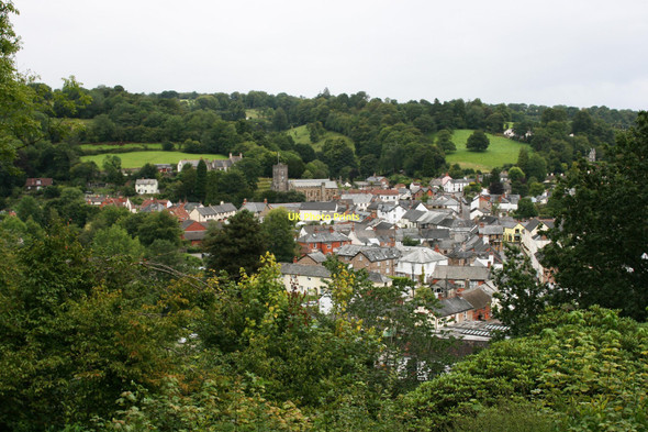 Photo 6"x4" Dulverton From The Cottage Dulverton c2011