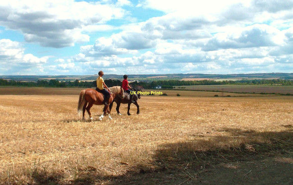 Photo 6"x4" View from Sinodun Hill Wallingford c2011