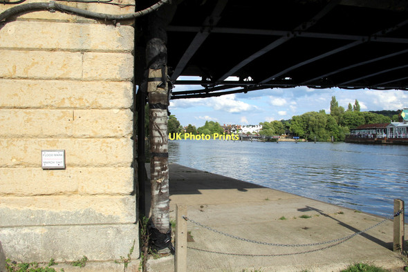 Photo 6"x4" Underneath Marlow Suspension Bridge, Marlow, Buckinghamshire Marlow\/SU8586 c2011