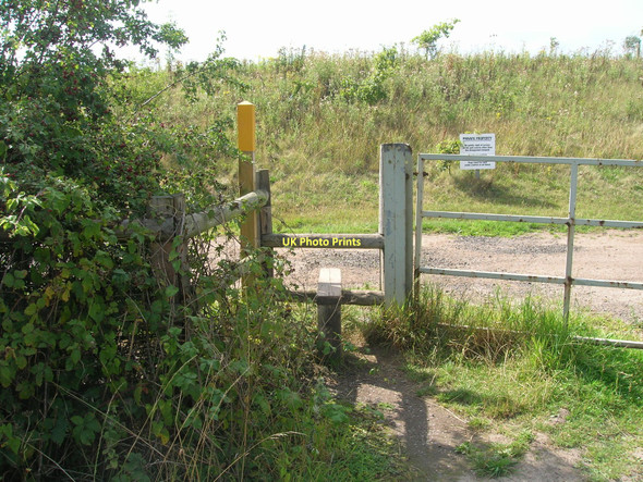 Photo 6"x4" Footpath off Styrrup Road Harworth c2011