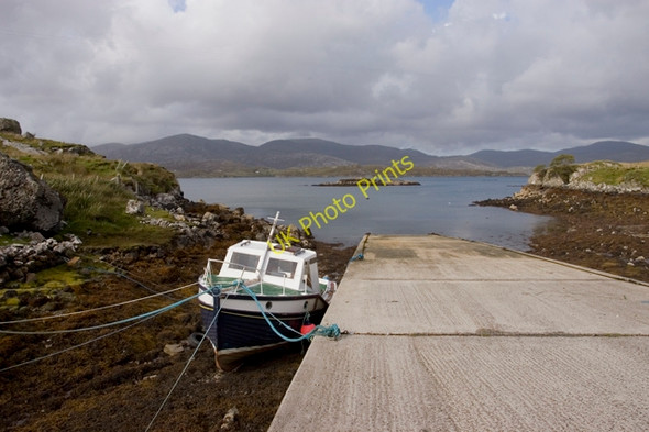 Photo 6"x4" Slipway at Miabhaig looking north across Loch Ceann Dibig Miabhaig\/NG1596 c2009