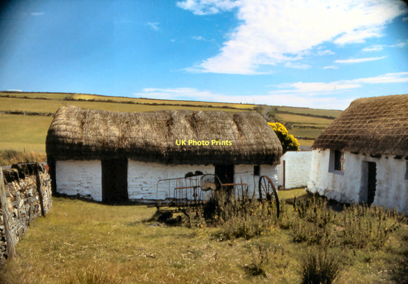 Photo 6"x4" Cregneash Folk Village Cregneash c1979