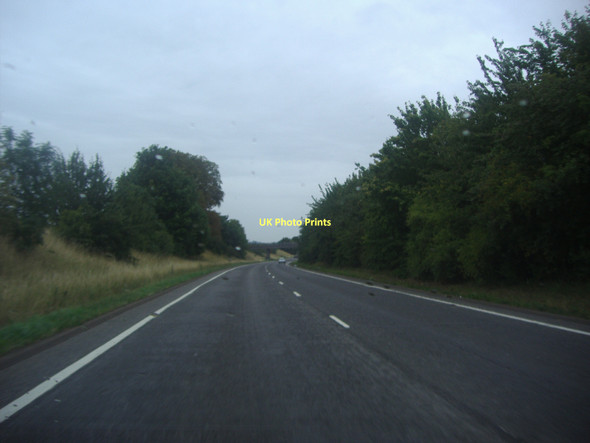 Photo 6"x4" The A6 passing Silsoe Silsoe c2011
