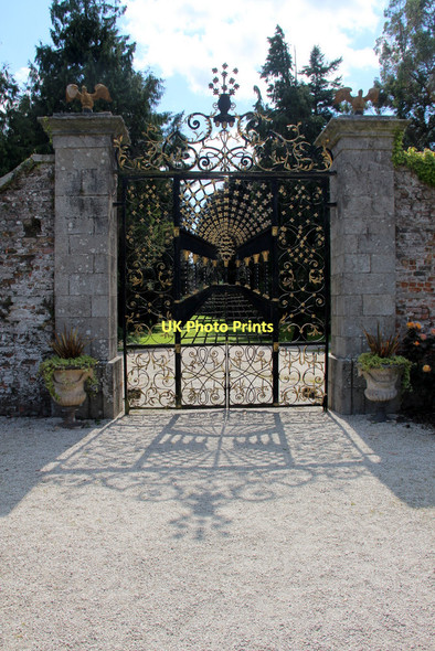 Photo 6"x4" Delicate Iron Gate, Powerscourt, County Wicklow, Ireland Enniskerry c2011