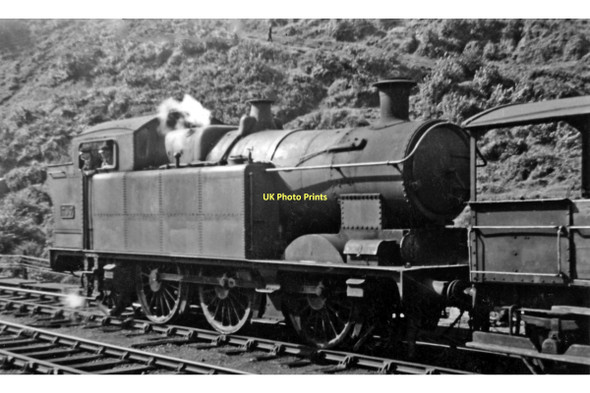 Photo 6"x4" Ex-Taff Vale 0-6-2T at Abercynon Abercynon c1946
