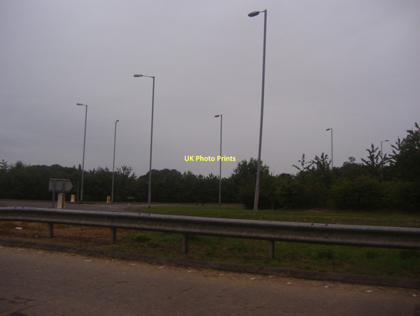 Photo 6"x4" Overlooking the roundabout on the A6,Streatley Streatley\/TL0728 c2011
