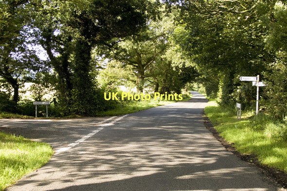 Photo 6"x4" Junction of Gonder Lane and Butt Hill Lane Brook Bottom\/SD5442 c2011