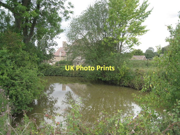 Photo 6"x4" Pond near Green Farm  Hurley\/SP2496 c2011