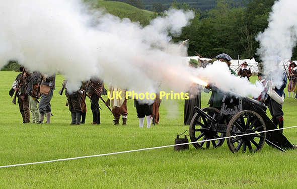 Photo 6"x4" The Battle of Philiphaugh re-enactment, 2011 Selkirk c2011