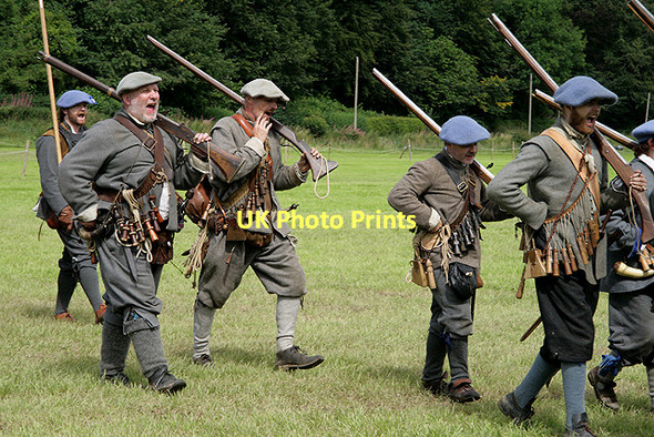 Photo 6"x4" The Battle of Philiphaugh re-enactment, 2011 Selkirk c2011