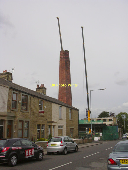 Photo 6"x4" Rhyddings Mill Chimney, Rhyddings Street, Oswaldtwistle, Accrington BB5 3ER Oswaldtwistle c2011