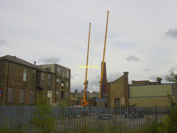 Photo 6"x4" Rhyddings Mill Chimney, Rhyddings Street, Oswaldtwistle, Accrington BB5 3ER Oswaldtwistle c2011